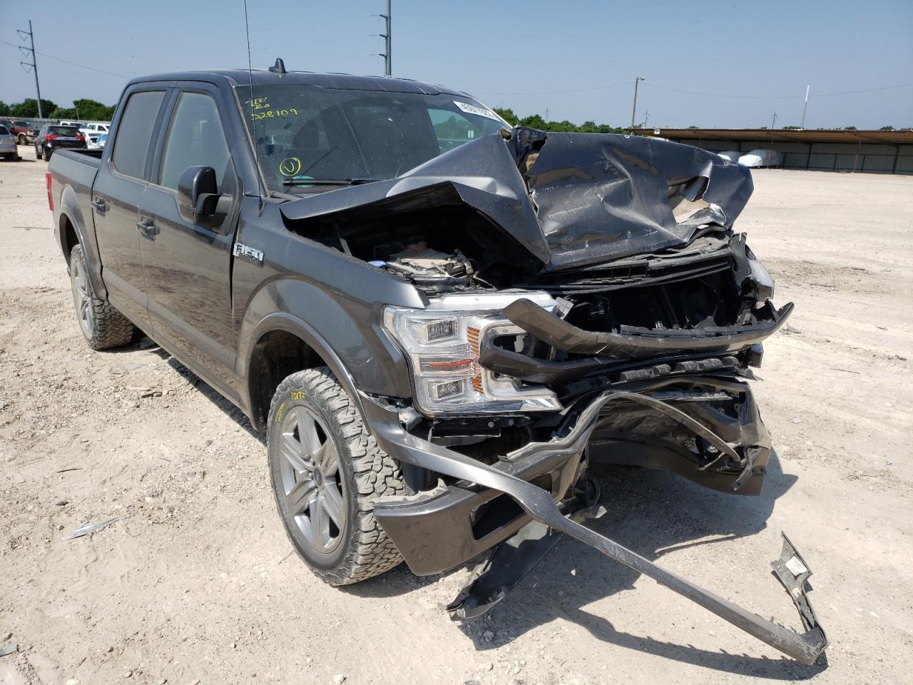 FORD F150 SUPER 2018 with VIN 1FTEW1E59JFD28109 - Photo from auction