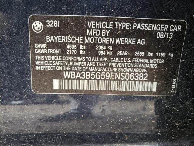 Photo 10 from auction – 2014 BMW 328 XI SUL with VIN WBA3B5G59ENS06382