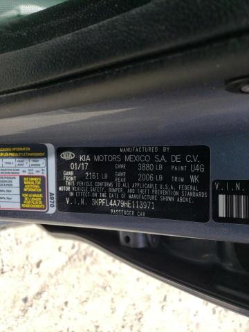 Photo 10 from auction – 2017 KIA FORTE LX with VIN 3KPFL4A79HE113971