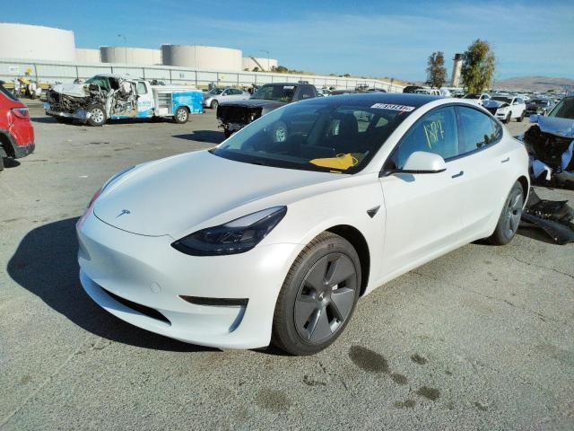 Photo 2 from auction – 2021 TESLA MODEL 3 with VIN 5YJ3E1EA2MF076476