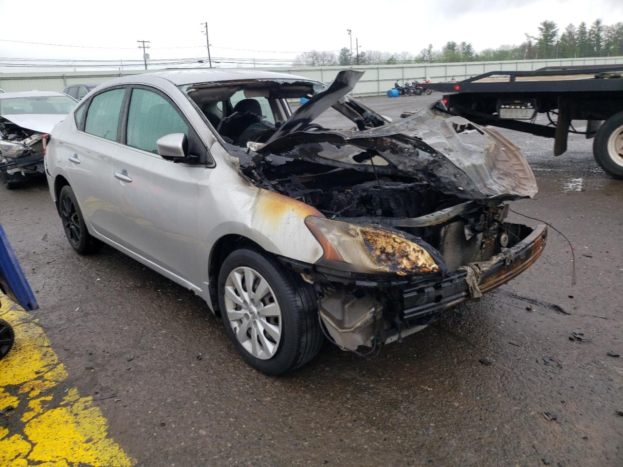 NISSAN SENTRA S 2014 with VIN 3N1AB7AP3EY246558 - Photo from auction