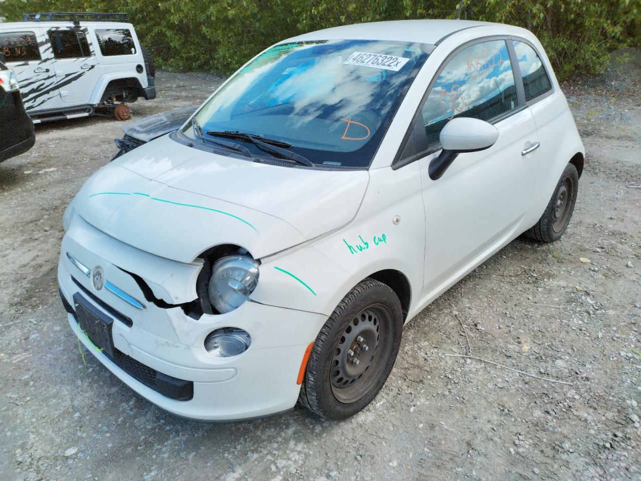 Photo 2 from auction – 2012 FIAT 500 POP with VIN 3C3CFFAR8CT128879