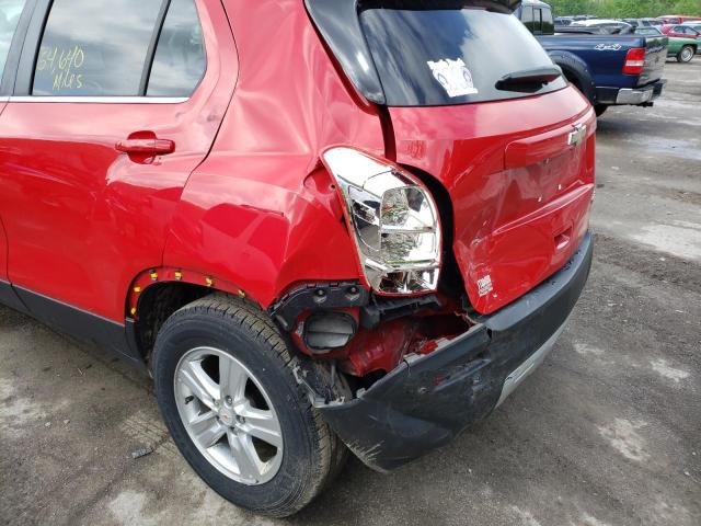 Photo 9 from auction – 2015 CHEVROLET TRAX 1LT with VIN KL7CJLSB8FB192739
