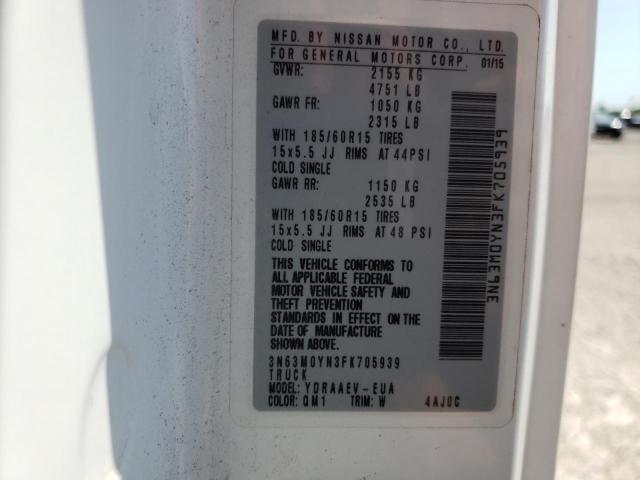 Photo 10 from auction – 2015 CHEVROLET CITY EXPRE with VIN 3N63M0YN3FK705939