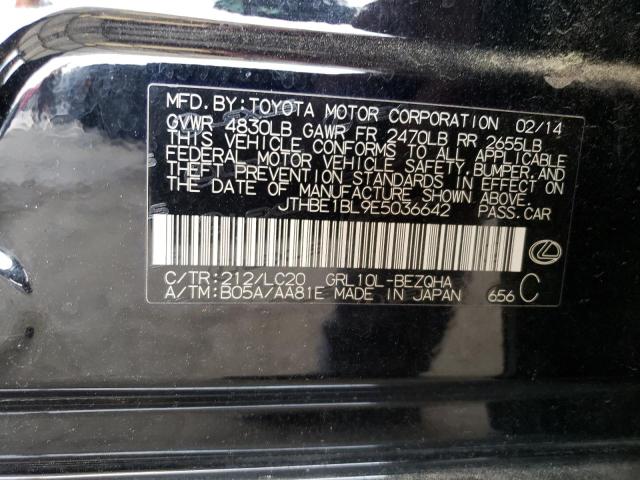 Photo 10 from auction – 2014 LEXUS GS 350 with VIN JTHBE1BL9E5036642