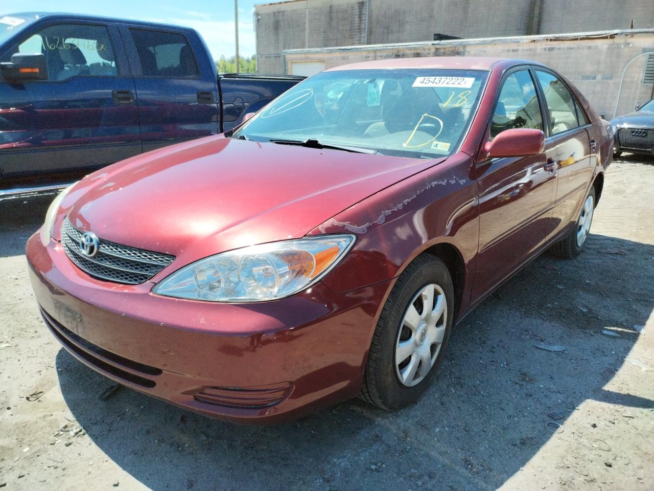 Photo 2 from auction – 2003 TOYOTA CAMRY LE with VIN 4T1BE32K13U644450