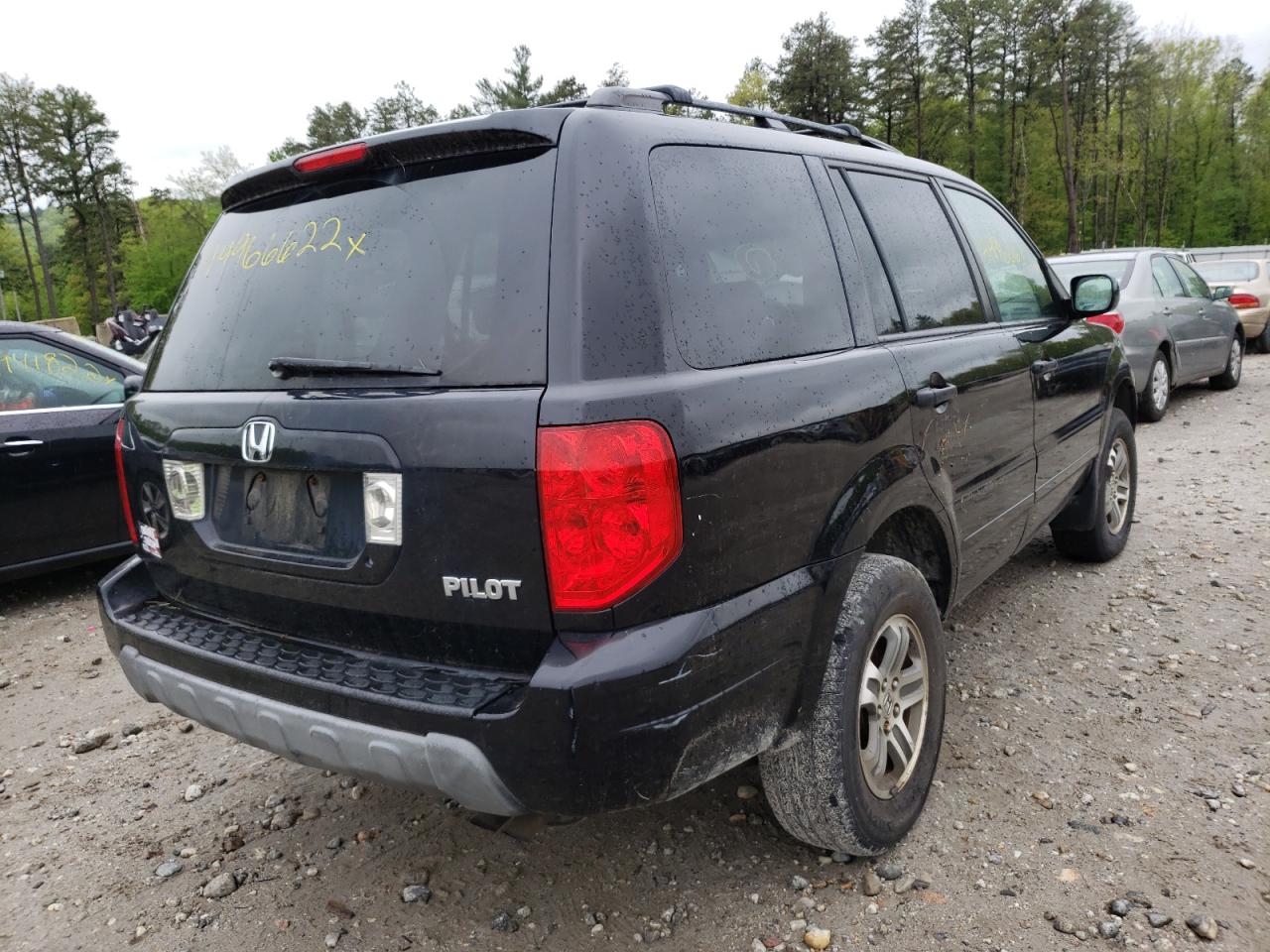 Photo 4 from auction – 2004 HONDA PILOT EXL with VIN 2HKYF18534H547652