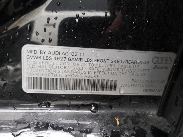 Photo 10 from auction – 2011 AUDI A4 PREMIUM with VIN WAUFFAFLXBN045787