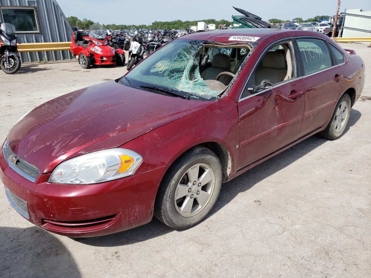 Photo 2 from auction – 2008 CHEVROLET IMPALA LT with VIN 2G1WT58KX89264227