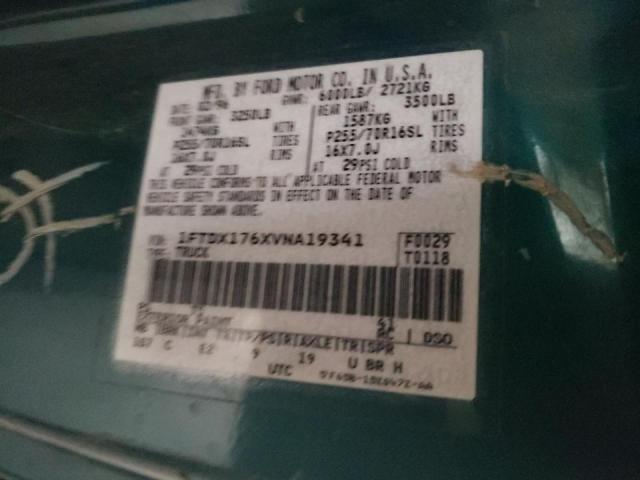 Photo 10 from auction – 1997 FORD F150 with VIN 1FTDX176XVNA19341