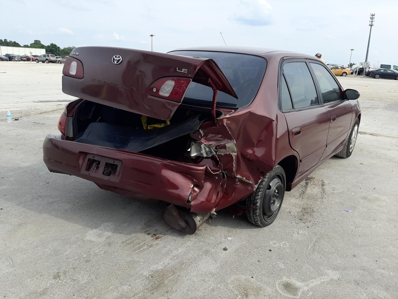 Photo 4 from auction – 1999 TOYOTA COROLLA VE with VIN 1NXBR12E8XZ201866