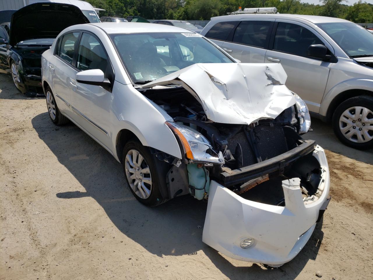 NISSAN SENTRA 2.0 2012 with VIN 3N1AB6AP7CL725179 - Photo from auction