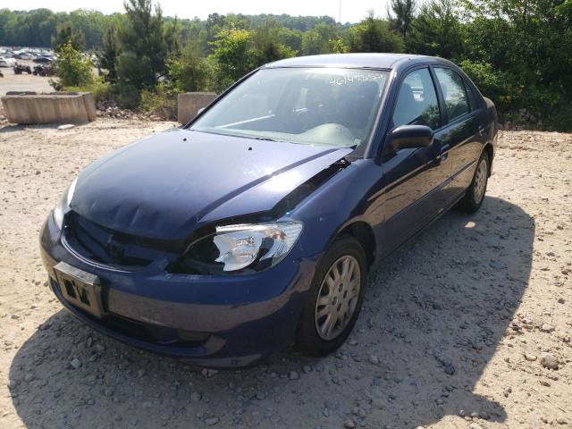 Photo 2 from auction – 2004 HONDA CIVIC LX with VIN 2HGES16524H636754