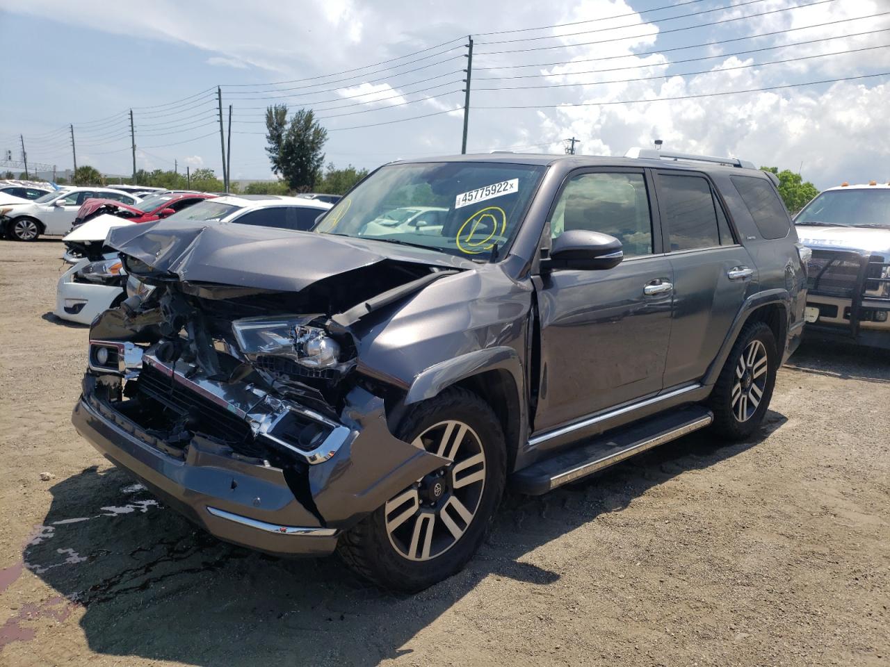 Photo 2 from auction – 2015 TOYOTA 4RUNNER SR with VIN JTEZU5JR3F5097885