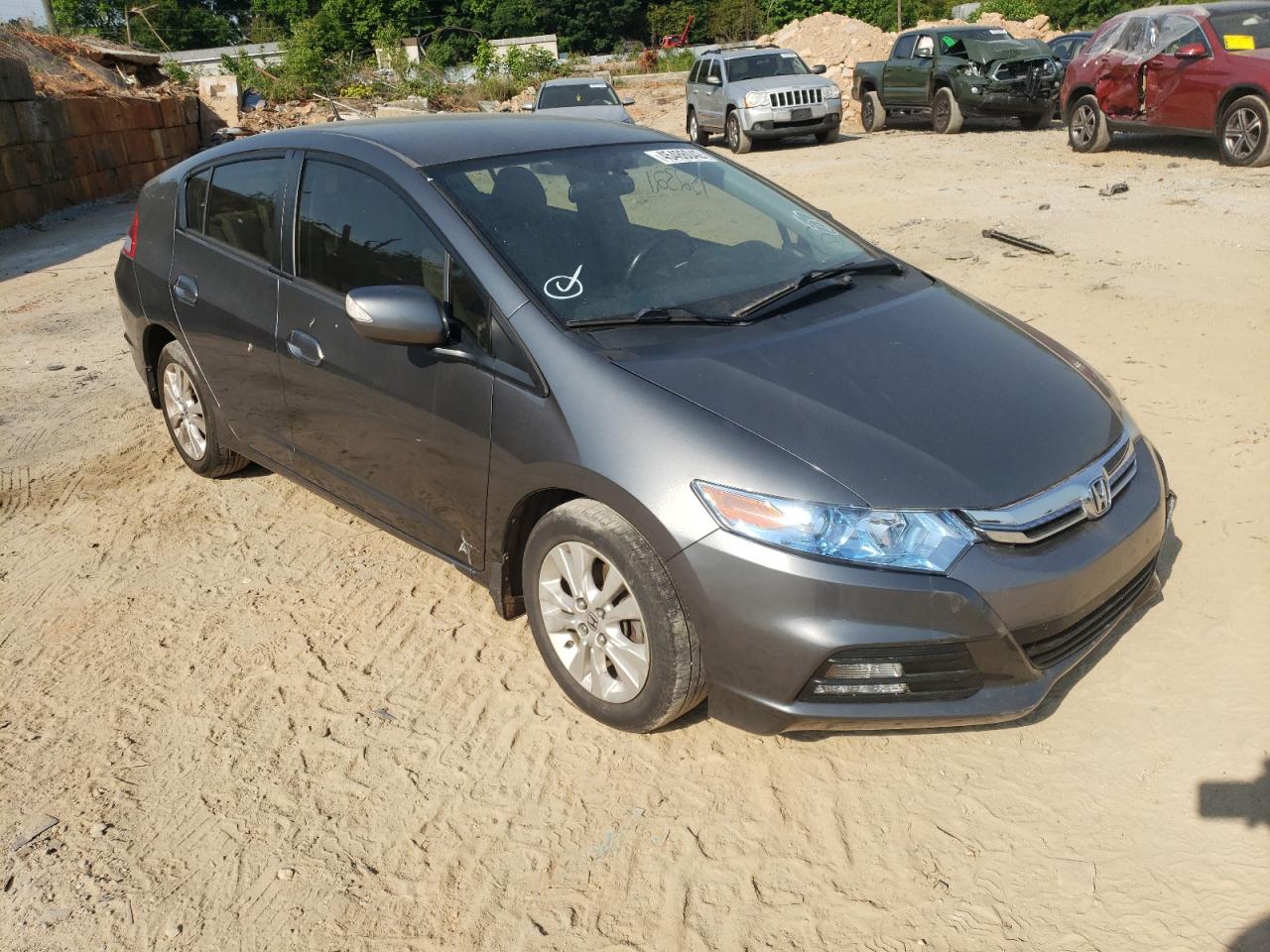 HONDA INSIGHT EX 2013 with VIN JHMZE2H74DS002137 - Photo from auction
