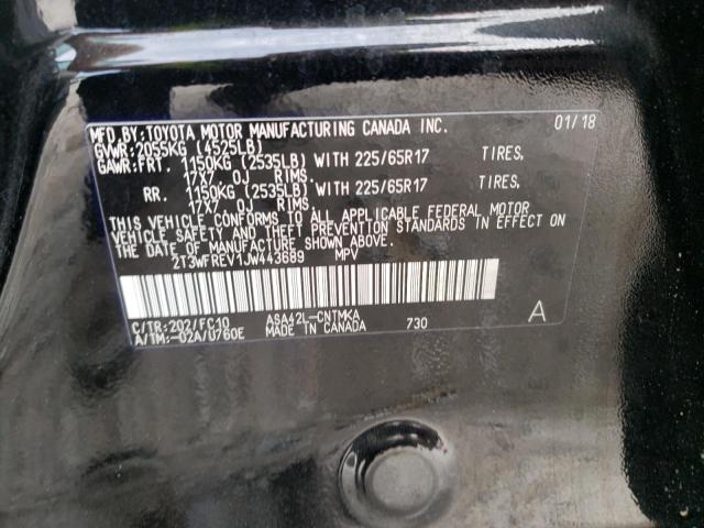 Photo 10 from auction – 2018 TOYOTA RAV4 ADVEN with VIN 2T3WFREV1JW443689