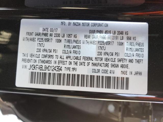 Photo 10 from auction – 2017 MAZDA CX-5 SPORT with VIN JM3KFABL8H0124394