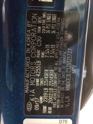 Photo 10 from auction – 2018 KIA NIRO TOURI with VIN KNDCE3LC1J5121727