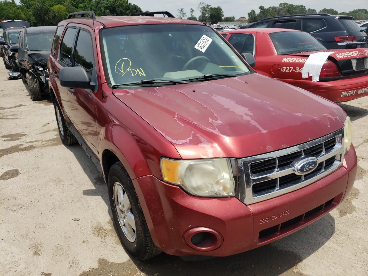 Photo 9 from auction – 2008 FORD ESCAPE XLS with VIN 1FMCU02Z88KA90751