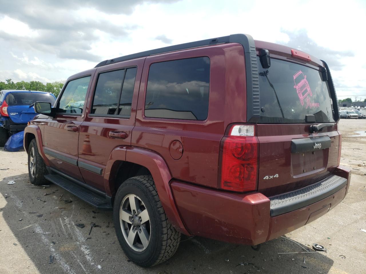 Photo 3 from auction – 2008 JEEP COMMANDER with VIN 1J8HG48KX8C149367