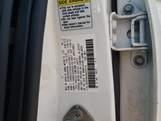 Photo 10 from auction – 2011 HONDA CR-V SE with VIN JHLRE4H43BC030718