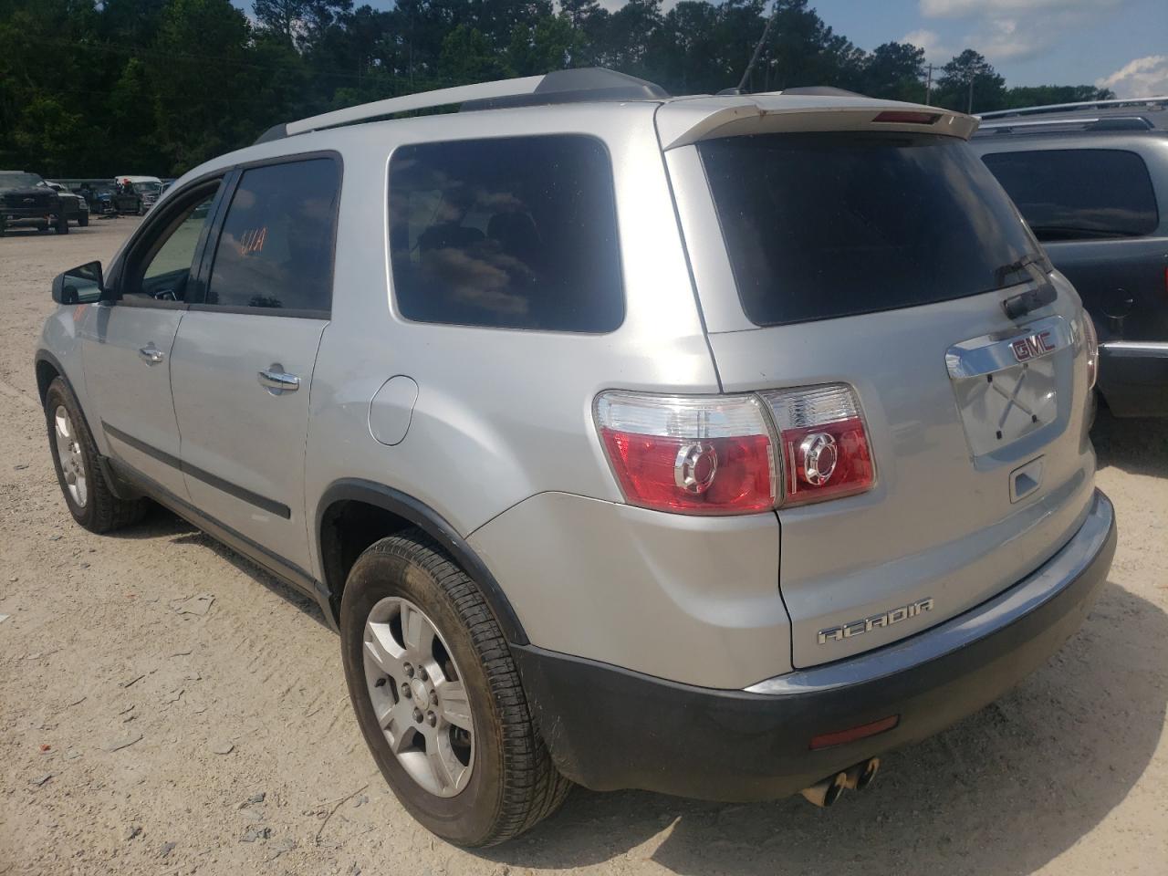Photo 3 from auction – 2010 GMC ACADIA SL with VIN 1GKLRKED9AJ227553