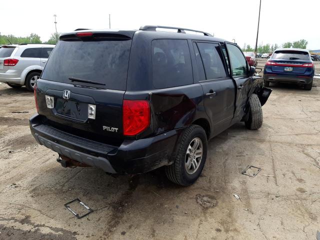 Photo 4 from auction – 2004 HONDA PILOT EXL with VIN 2HKYF18544H519973
