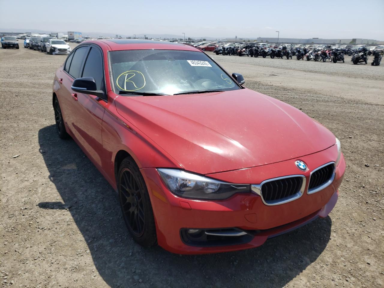 BMW 328 XI SUL 2013 with VIN WBA3B5C53DF590660 - Photo from auction
