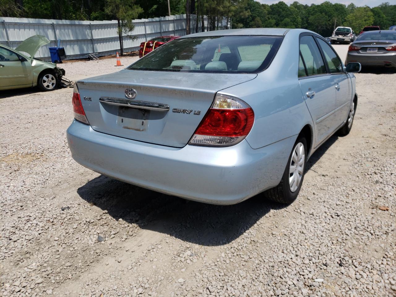 Photo 4 from auction – 2005 TOYOTA CAMRY LE with VIN 4T1BE32K25U572242