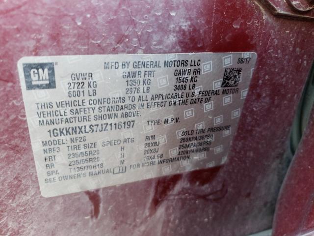 Photo 10 from auction – 2018 GMC ACADIA DEN with VIN 1GKKNXLS7JZ116197