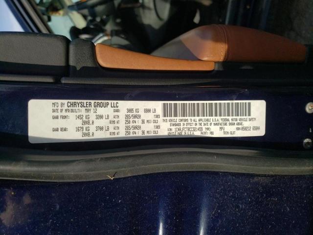 Photo 10 from auction – 2012 JEEP GRAND CHER with VIN 1C4RJFCT8CC321459