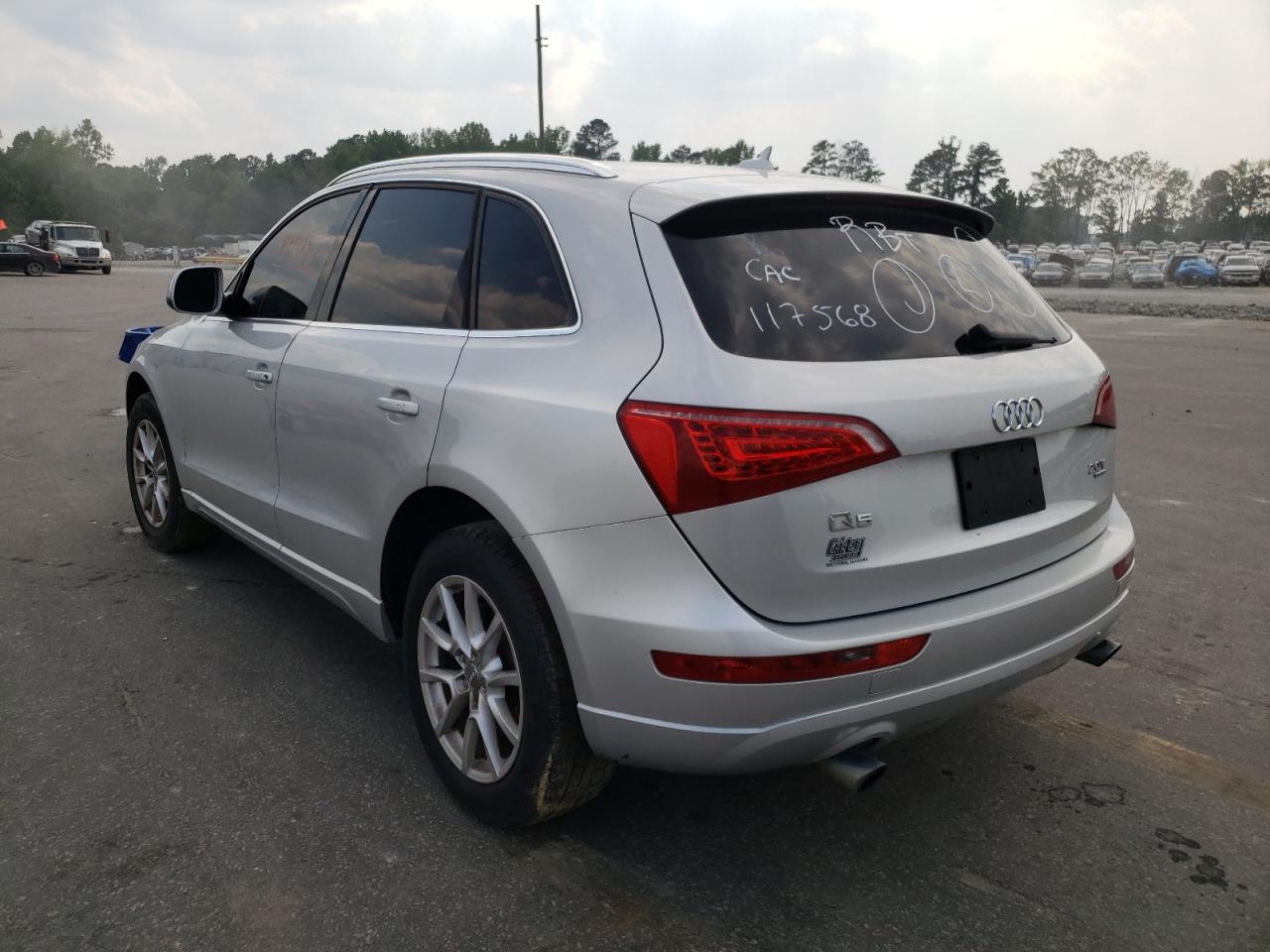 Photo 3 from auction – 2012 AUDI Q5 PREMIUM with VIN WA1CFAFP3CA117568