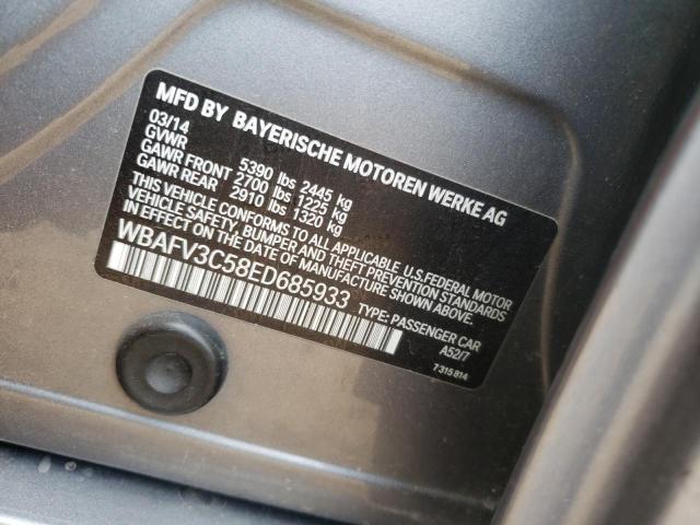 Photo 10 from auction – 2014 BMW 535 D XDRI with VIN WBAFV3C58ED685933