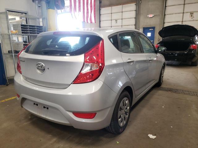 Photo 4 from auction – 2017 HYUNDAI ACCENT SE with VIN KMHCT5AE8HU321411