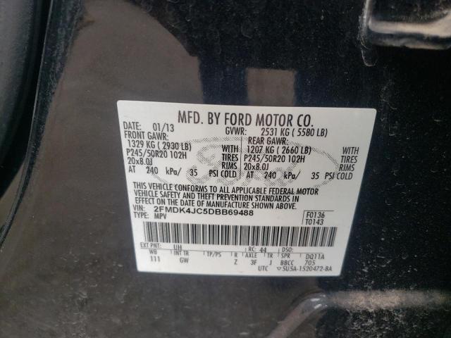 Photo 10 from auction – 2013 FORD EDGE SEL with VIN 2FMDK4JC5DBB69488