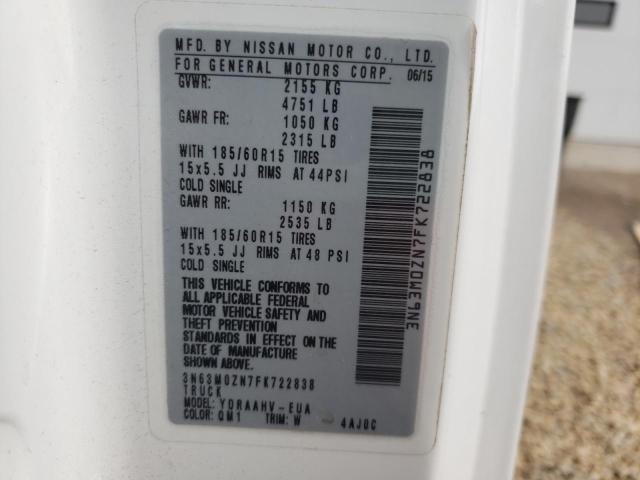 Photo 10 from auction – 2015 CHEVROLET CITY EXPRE with VIN 3N63M0ZN7FK722838