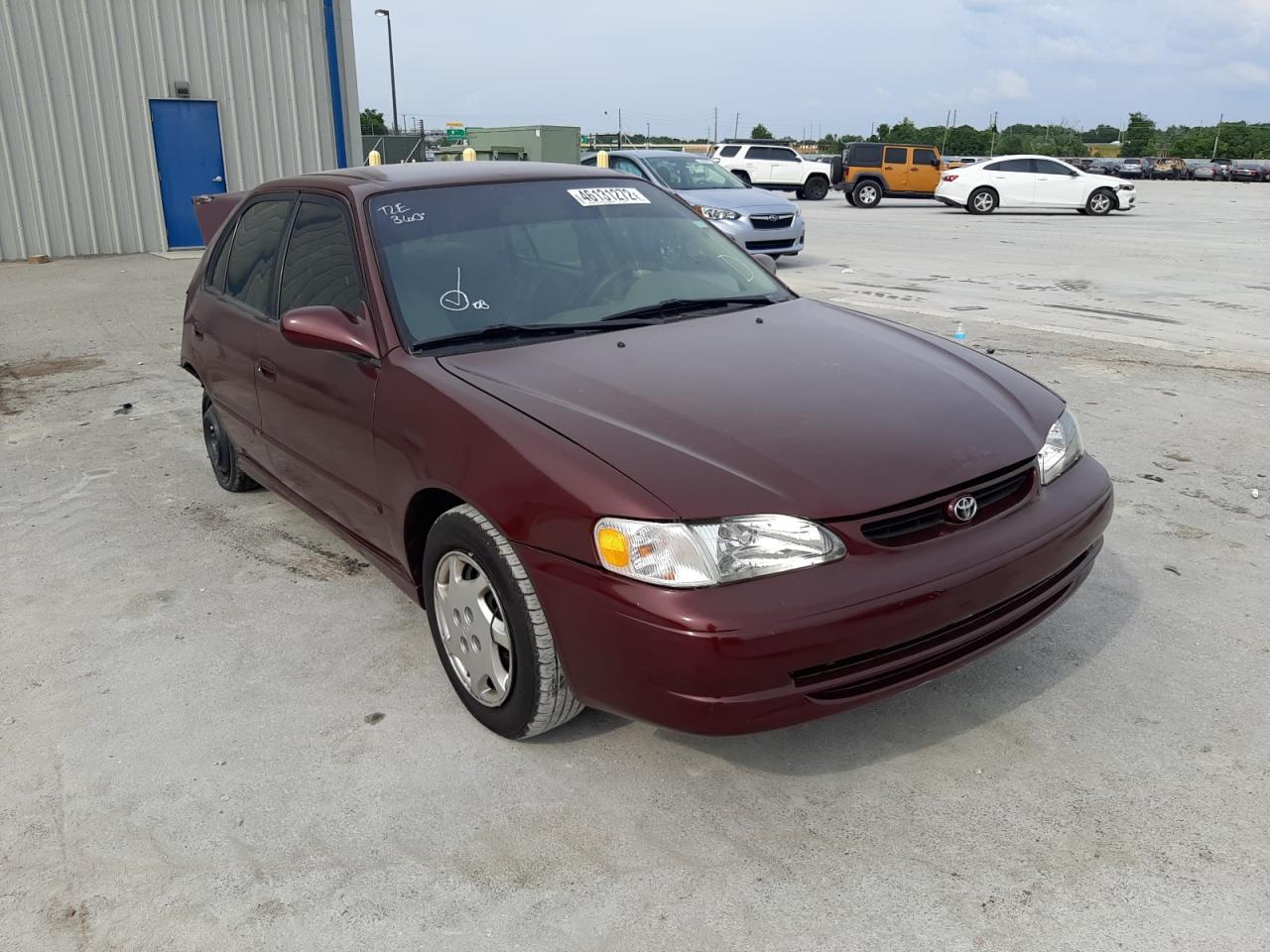 TOYOTA COROLLA VE 1999 with VIN 1NXBR12E8XZ201866 - Photo from auction