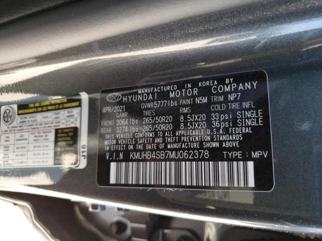 Photo 10 from auction – 2021 GENESIS GV80 BASE with VIN KMUHB4SB7MU062378