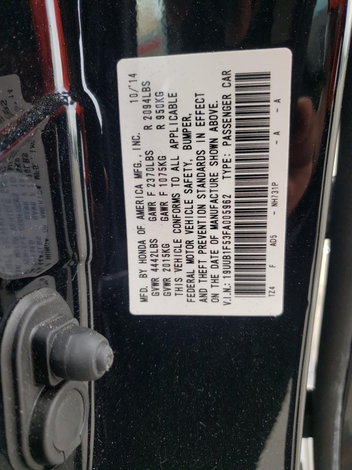 Photo 10 from auction – 2015 ACURA TLX TECH with VIN 19UUB1F53FA005962