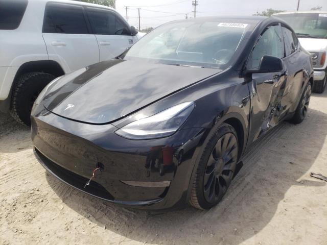 Photo 2 from auction – 2022 TESLA MODEL Y with VIN 7SAYGDEF0NF393707