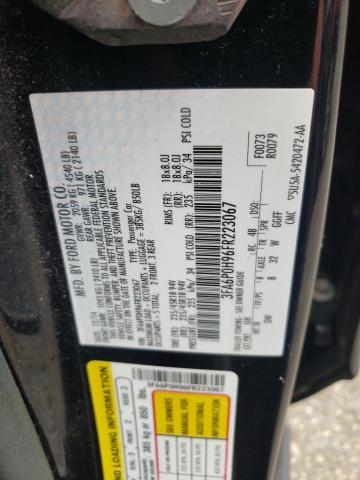 Photo 10 from auction – 2015 FORD FUSION SE with VIN 3FA6P0H96FR223067