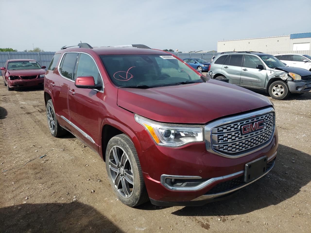 GMC ACADIA DEN 2017 with VIN 1GKKNXLS2HZ235575 - Photo from auction