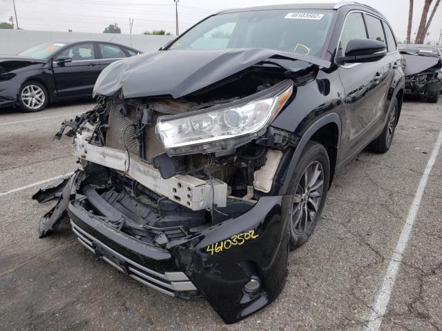 Photo 2 from auction – 2019 TOYOTA HIGHLANDER with VIN 5TDJZRFH1KS573484