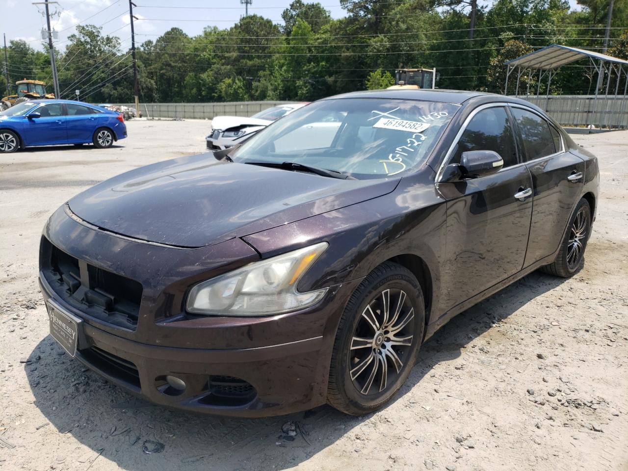 Photo 2 from auction – 2012 NISSAN MAXIMA S with VIN 1N4AA5AP0CC851430