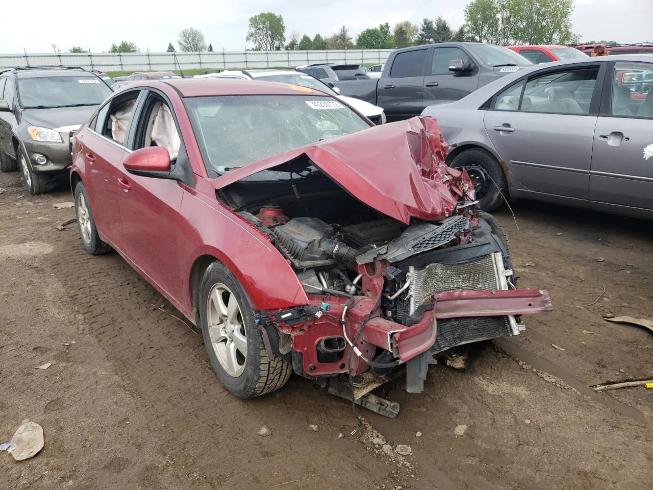 CHEVROLET CRUZE LT 2012 with VIN 1G1PF5SC7C7279565 - Photo from auction