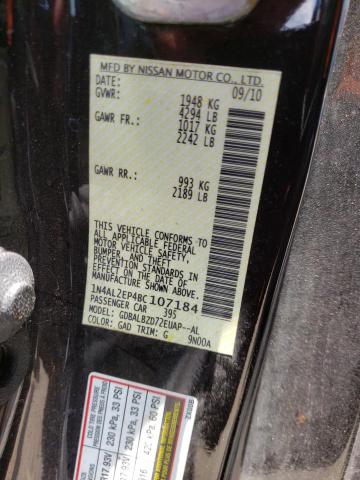 Photo 10 from auction – 2011 NISSAN ALTIMA S with VIN 1N4AL2EP4BC107184