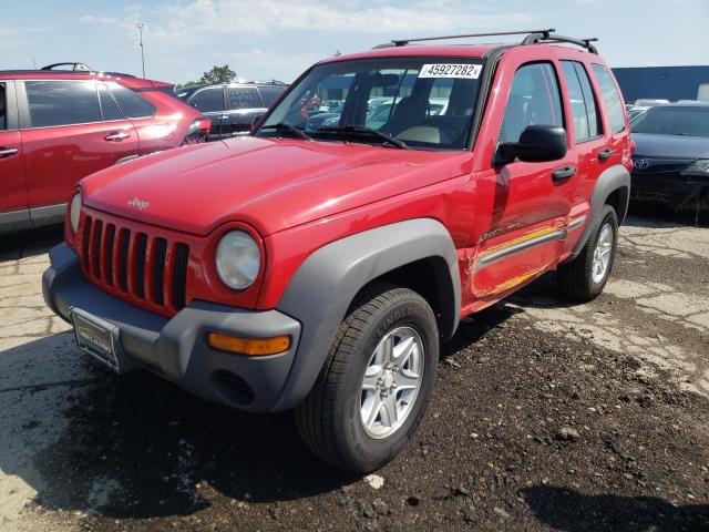 Photo 2 from auction – 2002 JEEP LIBERTY SP with VIN 1J4GL48K02W163390