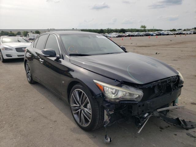 INFINITI Q50 BASE 2014 with VIN JN1BV7AP1EM682016 - Photo from auction