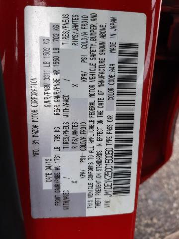 Photo 10 from auction – 2012 MAZDA MAZDA2 with VIN JM1DE1KZ5C0150050