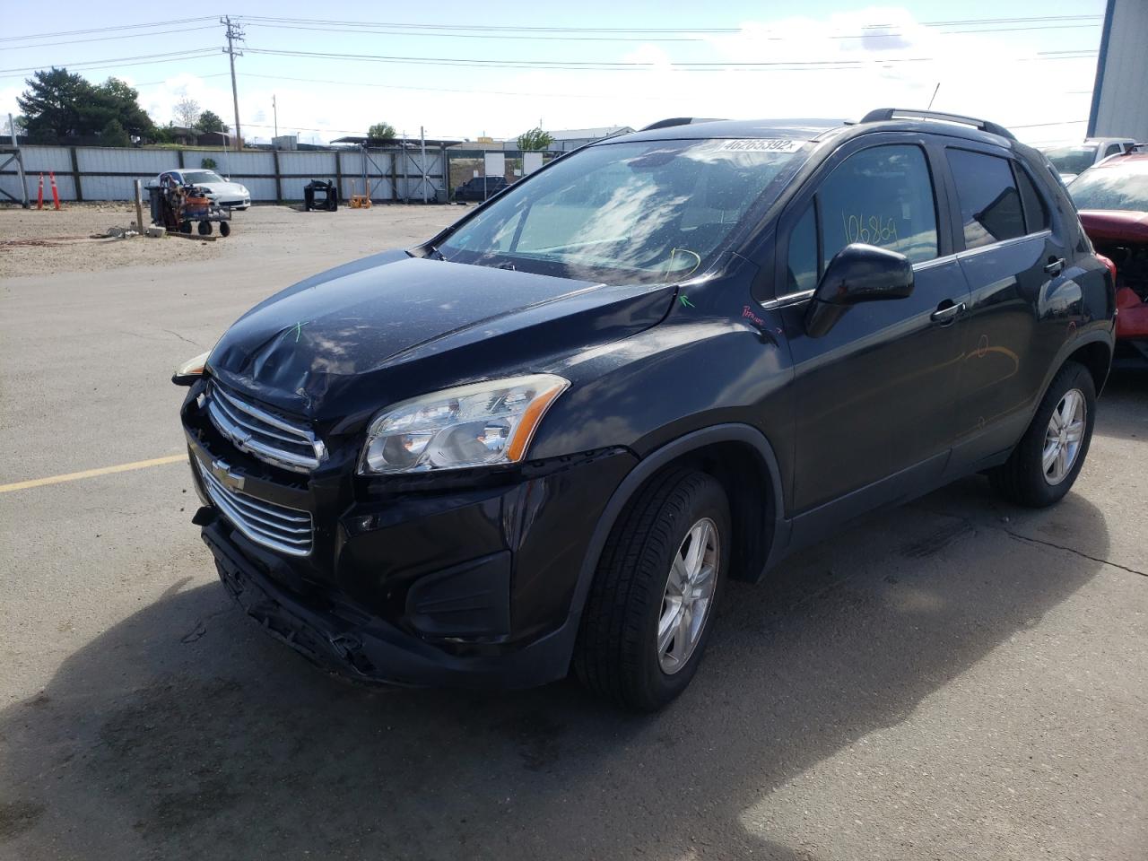 Photo 2 from auction – 2015 CHEVROLET TRAX 1LT with VIN 3GNCJRSB9FL247517